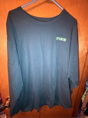 Victoria secret pink long sleeve tee xl new